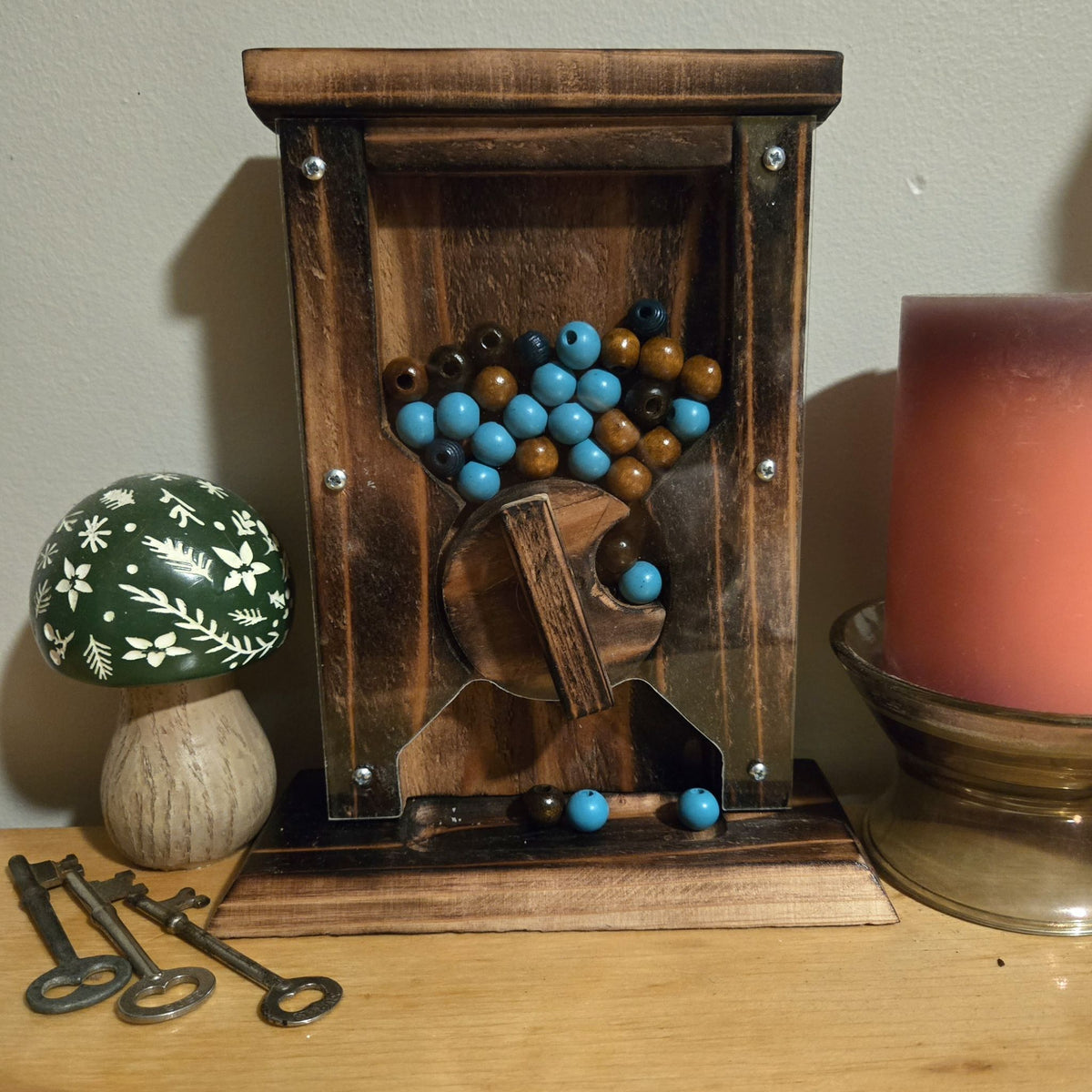 Wooden Candy Dispenser