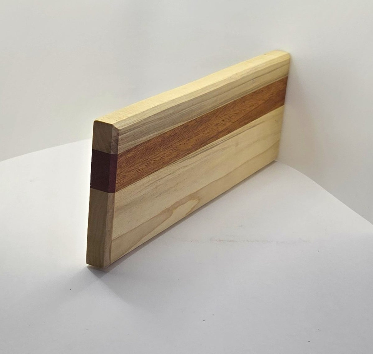 Magnetic Knife Caddy - Solid Poplar and Mahogany