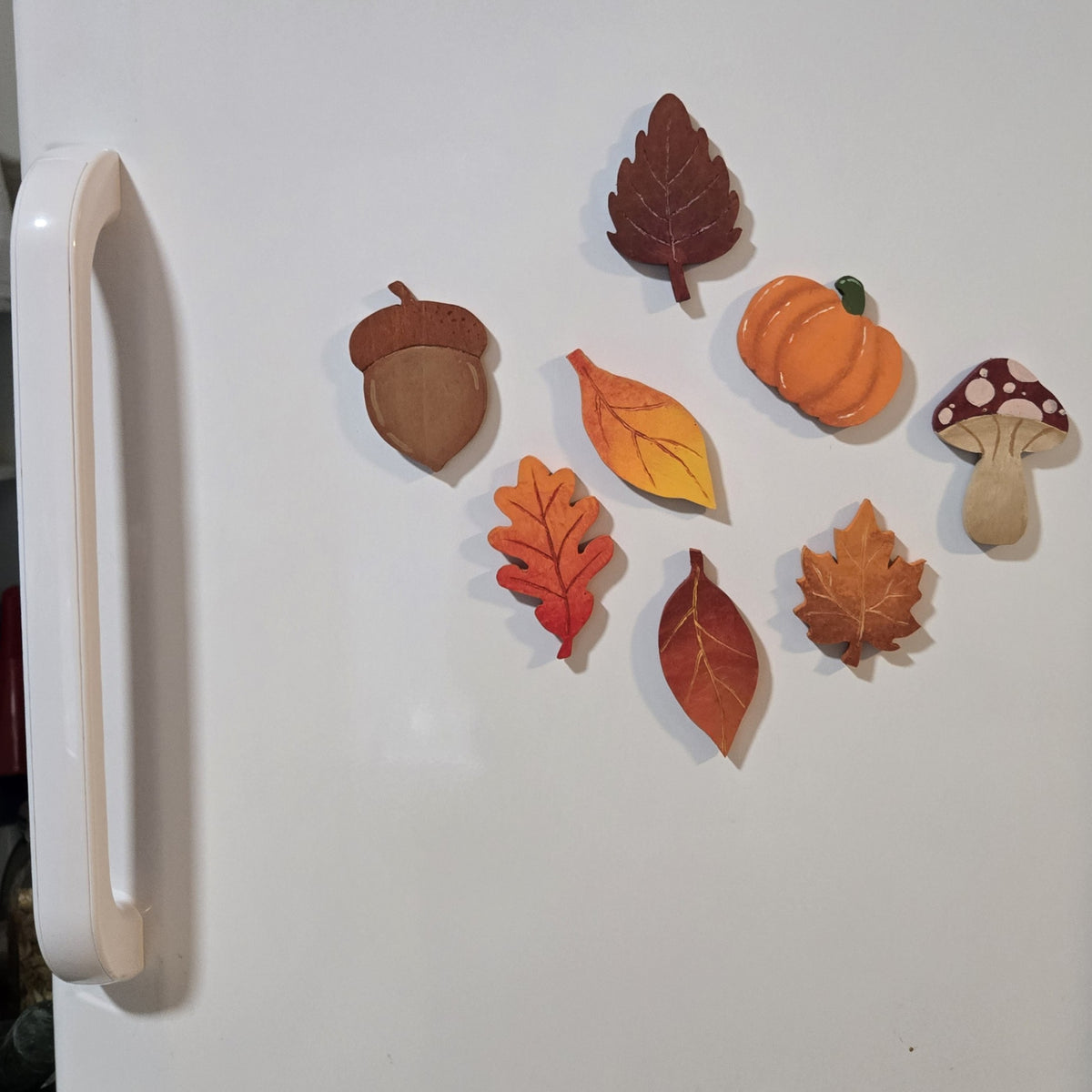 Fall Fridge Magnets - Handmade wooden Magnets