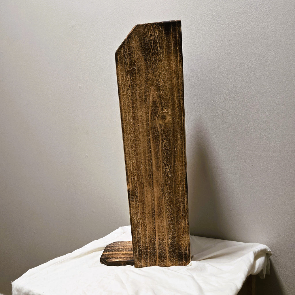 Rustic Cedar Toilet Paper Caddy - 4 Roll Bathroom Storage