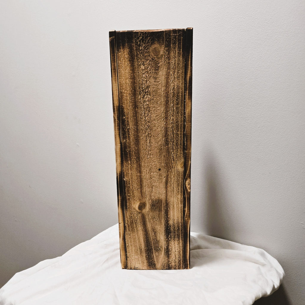 Rustic Cedar Toilet Paper Caddy - 4 Roll Bathroom Storage