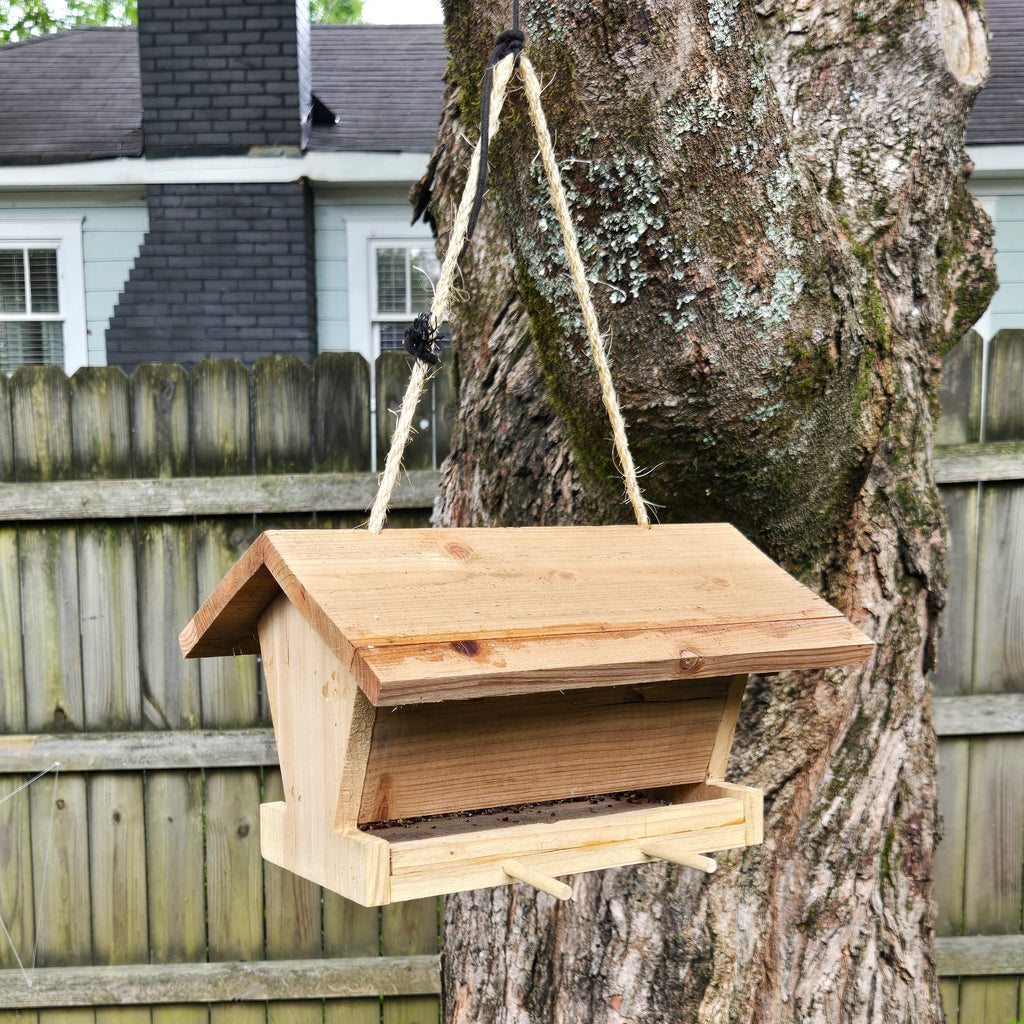 Cedar Bird Feeder