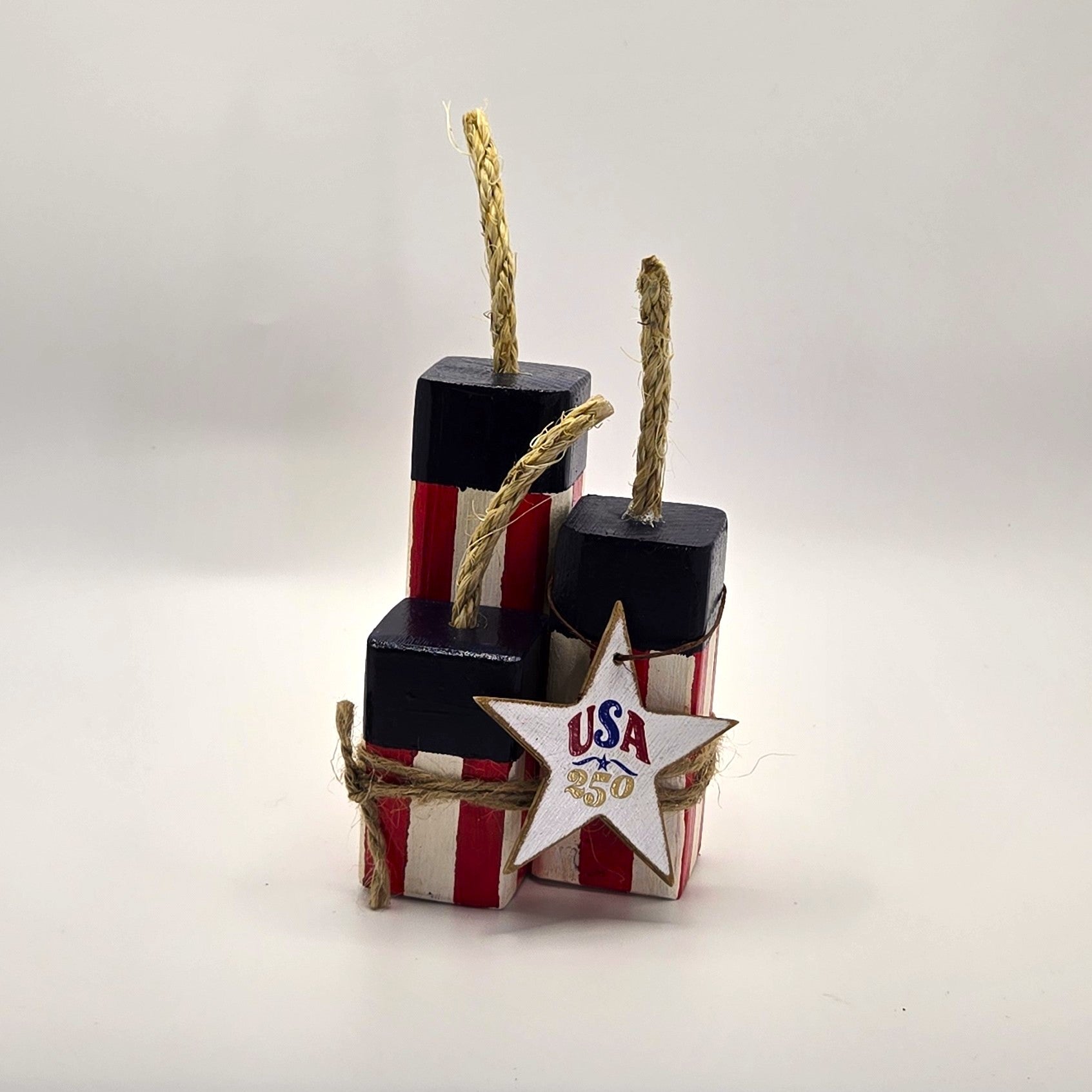 Square Fireworks USA 250 Patriotic Decor
