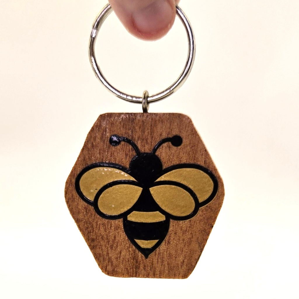 Honey Bee Keyring
