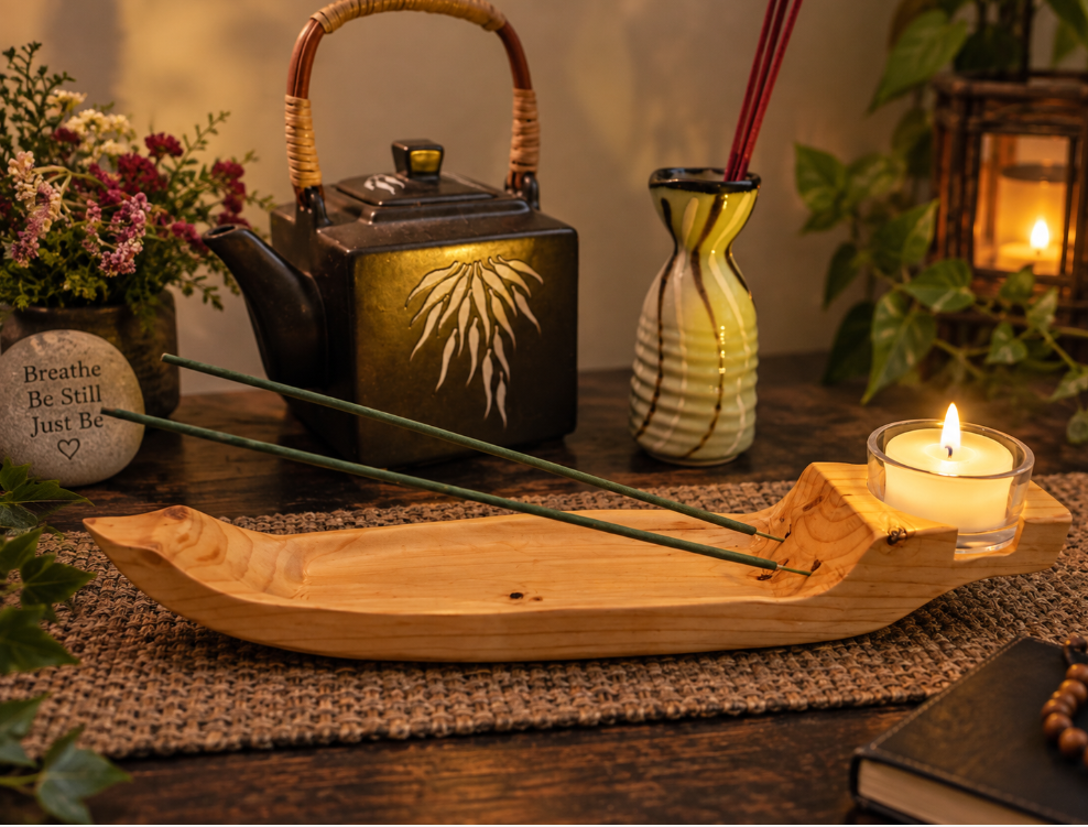 Gondola Candle and Incense Holder