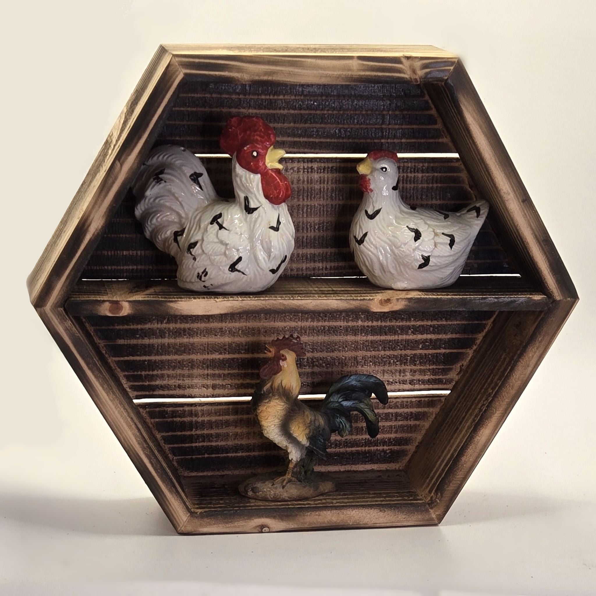 Hexagon Knick-Knack Shelf