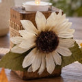 Autumn Bloom Tea Light Holder