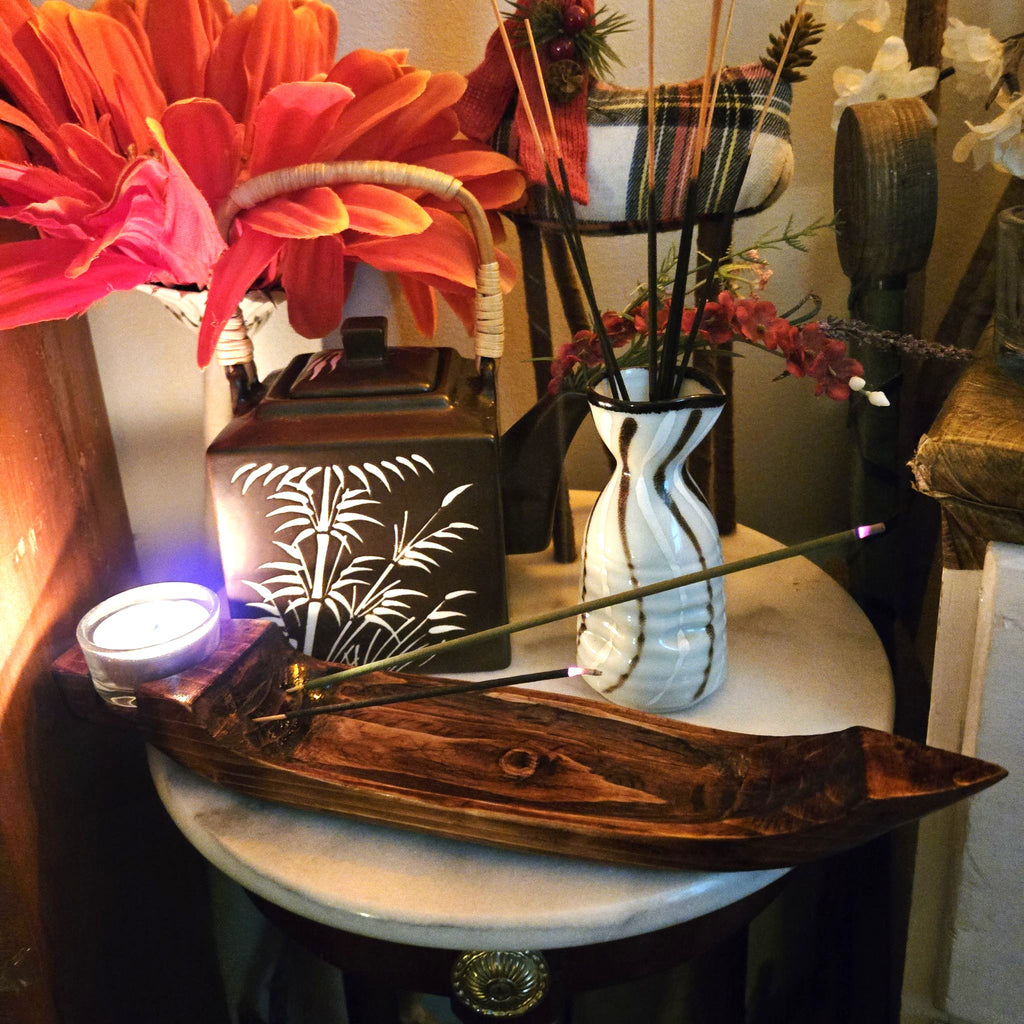 Gondola Candle and Incense Holder