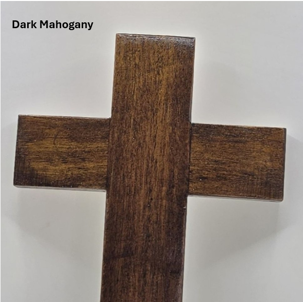 Mahogany Wall Cross