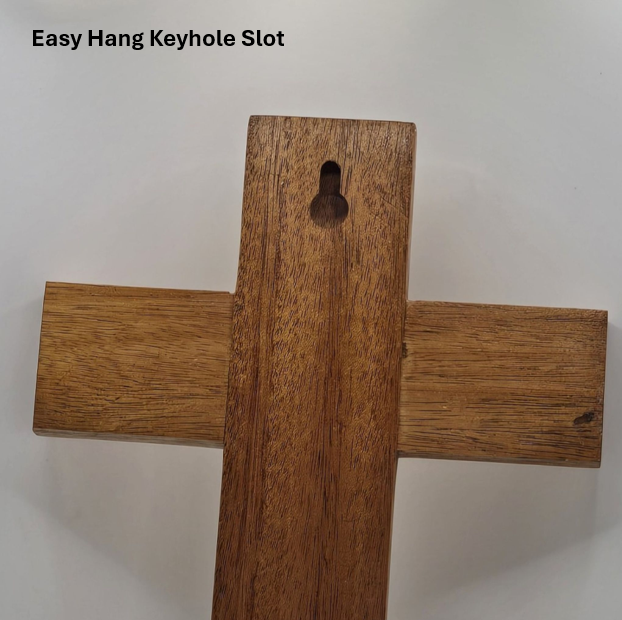 Mahogany Wall Cross