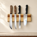 Magnetic Knife Caddy - Solid Poplar and Mahogany