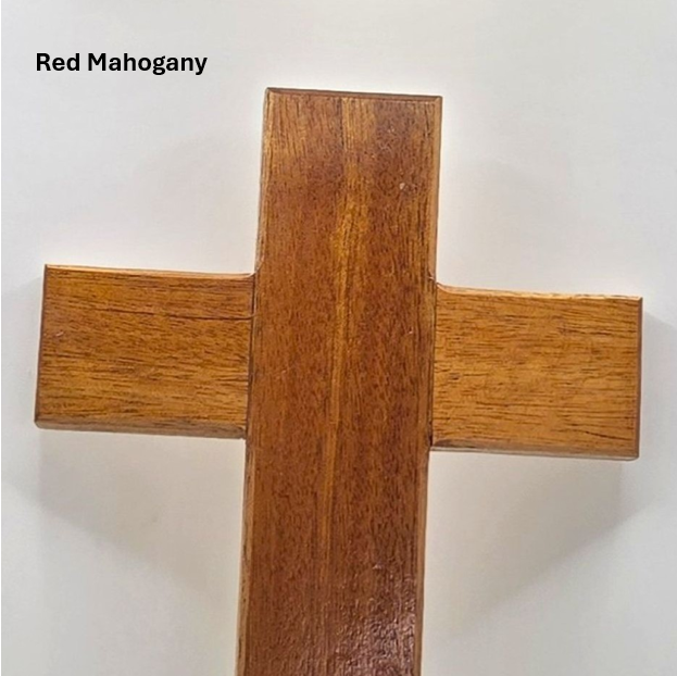 Mahogany Wall Cross