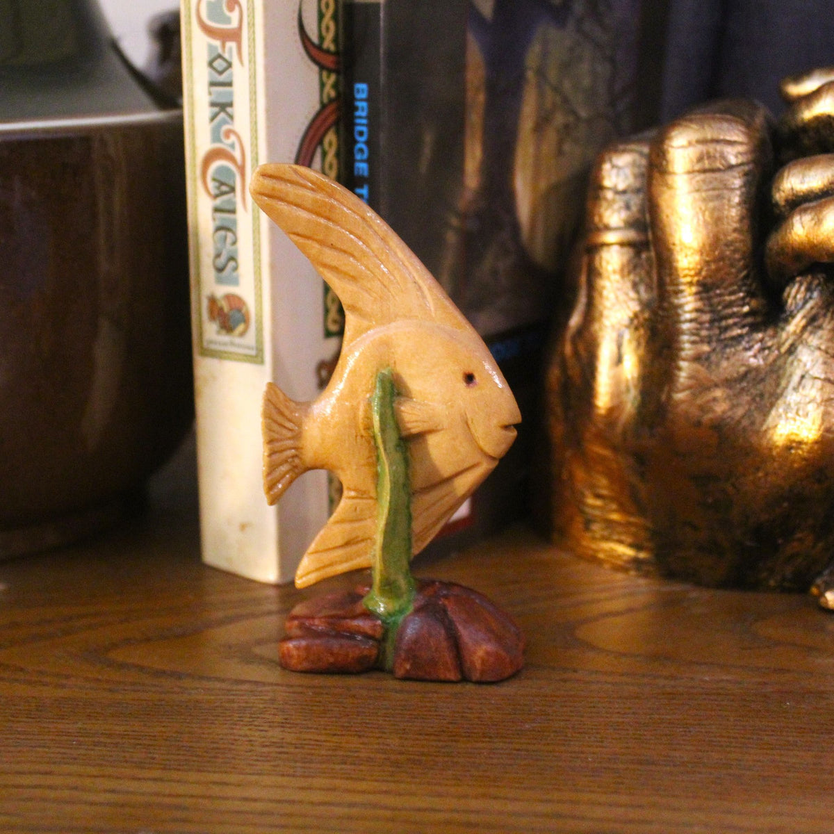 Angel Fish Figurine – Merry Men Woodworking